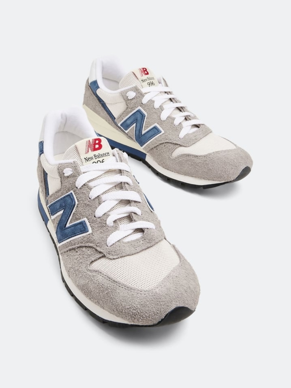 New Balance Size 7 1/2 Gray & Navy U996TE Runner, Medium Width